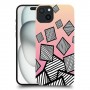 ריבועי זיברה כיסוי מגן סליקון מעוצב ל Apple iPhone 15 Plus סקרין מובייל