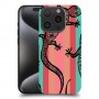 לטאות שחורות כיסוי מגן סליקון מעוצב ל Apple iPhone 15 Pro סקרין מובייל