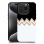 לבן שחור כיסוי מגן סליקון מעוצב ל Apple iPhone 15 Pro סקרין מובייל