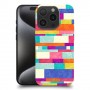לבנים צבעוניות כיסוי מגן סליקון מעוצב ל Apple iPhone 15 Pro סקרין מובייל