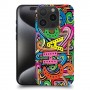 כאוס צבעוני כיסוי מגן סליקון מעוצב ל Apple iPhone 15 Pro סקרין מובייל