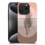 נוצה על החוף כיסוי מגן סליקון מעוצב ל Apple iPhone 15 Pro סקרין מובייל