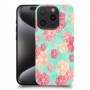 פרחים בירוק כיסוי מגן סליקון מעוצב ל Apple iPhone 15 Pro סקרין מובייל