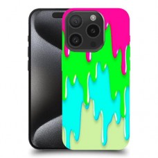 צבעי זרימה כיסוי מגן סליקון מעוצב ל Apple iPhone 15 Pro סקרין מובייל