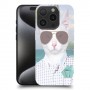 חתול זוהר כיסוי מגן סליקון מעוצב ל Apple iPhone 15 Pro סקרין מובייל