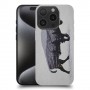 אפור ביזון כיסוי מגן סליקון מעוצב ל Apple iPhone 15 Pro סקרין מובייל