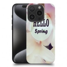 שלום אביב כיסוי מגן סליקון מעוצב ל Apple iPhone 15 Pro סקרין מובייל