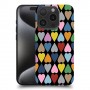 לבבות קשת פסיפס כיסוי מגן סליקון מעוצב ל Apple iPhone 15 Pro סקרין מובייל