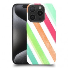 ניאון פסים כיסוי מגן סליקון מעוצב ל Apple iPhone 15 Pro סקרין מובייל