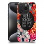 לאף אחד לא הספיק זמן כיסוי מגן סליקון מעוצב ל Apple iPhone 15 Pro סקרין מובייל