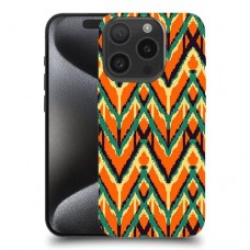 אגומטריה כתומה כיסוי מגן סליקון מעוצב ל Apple iPhone 15 Pro סקרין מובייל