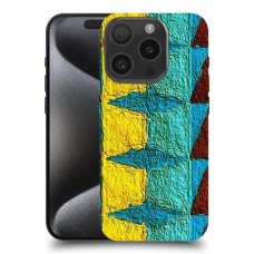 הפשטה מצוירת כיסוי מגן סליקון מעוצב ל Apple iPhone 15 Pro סקרין מובייל