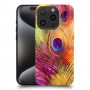 נוצת טווס כיסוי מגן סליקון מעוצב ל Apple iPhone 15 Pro סקרין מובייל