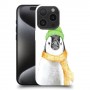 פינגווין בקור כיסוי מגן סליקון מעוצב ל Apple iPhone 15 Pro סקרין מובייל