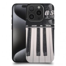 נשמת פסנתר כיסוי מגן סליקון מעוצב ל Apple iPhone 15 Pro סקרין מובייל