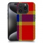 משובץ סקוטש כיסוי מגן סליקון מעוצב ל Apple iPhone 15 Pro סקרין מובייל