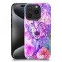 חתול מושלג כיסוי מגן סליקון מעוצב ל Apple iPhone 15 Pro סקרין מובייל