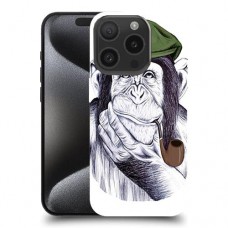 חושב קוף כיסוי מגן סליקון מעוצב ל Apple iPhone 15 Pro סקרין מובייל