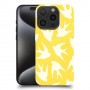 חיי ציפורים צהובים כיסוי מגן סליקון מעוצב ל Apple iPhone 15 Pro סקרין מובייל