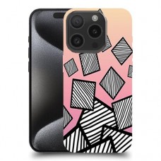 ריבועי זיברה כיסוי מגן סליקון מעוצב ל Apple iPhone 15 Pro סקרין מובייל