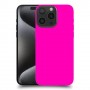 ורוד כיסוי מגן סליקון מעוצב ל Apple iPhone 15 Pro Max סקרין מובייל