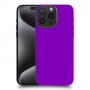 סגול כיסוי מגן סליקון מעוצב ל Apple iPhone 15 Pro Max סקרין מובייל