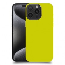 צהוב כיסוי מגן סליקון מעוצב ל Apple iPhone 15 Pro Max סקרין מובייל