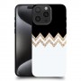 לבן שחור כיסוי מגן סליקון מעוצב ל Apple iPhone 15 Pro Max סקרין מובייל