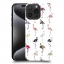 פלמינגו צבעוני כיסוי מגן סליקון מעוצב ל Apple iPhone 15 Pro Max סקרין מובייל