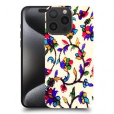 פרחי בד כיסוי מגן סליקון מעוצב ל Apple iPhone 15 Pro Max סקרין מובייל