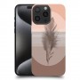 נוצה על החוף כיסוי מגן סליקון מעוצב ל Apple iPhone 15 Pro Max סקרין מובייל