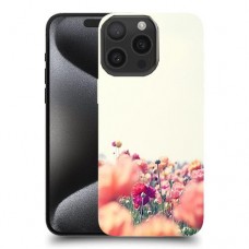 שדה פרחים כיסוי מגן סליקון מעוצב ל Apple iPhone 15 Pro Max סקרין מובייל