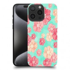 פרחים בירוק כיסוי מגן סליקון מעוצב ל Apple iPhone 15 Pro Max סקרין מובייל