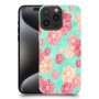 פרחים בירוק כיסוי מגן סליקון מעוצב ל Apple iPhone 15 Pro Max סקרין מובייל