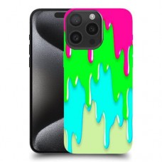 צבעי זרימה כיסוי מגן סליקון מעוצב ל Apple iPhone 15 Pro Max סקרין מובייל