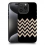 גיאומטריה בשחור כיסוי מגן סליקון מעוצב ל Apple iPhone 15 Pro Max סקרין מובייל