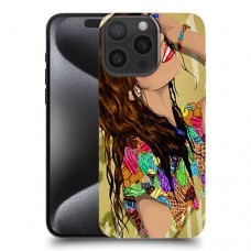 נערת זוהר כיסוי מגן סליקון מעוצב ל Apple iPhone 15 Pro Max סקרין מובייל