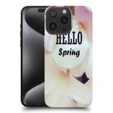 שלום אביב כיסוי מגן סליקון מעוצב ל Apple iPhone 15 Pro Max סקרין מובייל
