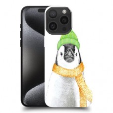 פינגווין בקור כיסוי מגן סליקון מעוצב ל Apple iPhone 15 Pro Max סקרין מובייל