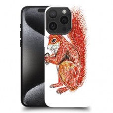 Squirell עשיר כיסוי מגן סליקון מעוצב ל Apple iPhone 15 Pro Max סקרין מובייל