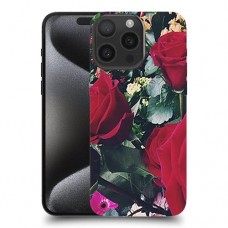 ורדים, ורדים כיסוי מגן סליקון מעוצב ל Apple iPhone 15 Pro Max סקרין מובייל