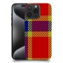 משובץ סקוטש כיסוי מגן סליקון מעוצב ל Apple iPhone 15 Pro Max סקרין מובייל