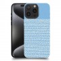 נקודות לבנות בכחול כיסוי מגן סליקון מעוצב ל Apple iPhone 15 Pro Max סקרין מובייל
