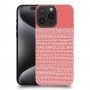 נקודות לבנות בורוד כיסוי מגן סליקון מעוצב ל Apple iPhone 15 Pro Max סקרין מובייל