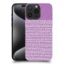 נקודות לבנות בסגול כיסוי מגן סליקון מעוצב ל Apple iPhone 15 Pro Max סקרין מובייל