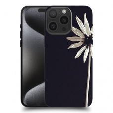 פרח לבן כיסוי מגן סליקון מעוצב ל Apple iPhone 15 Pro Max סקרין מובייל