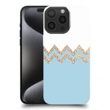 לבן כחול כיסוי מגן סליקון מעוצב ל Apple iPhone 15 Pro Max סקרין מובייל