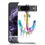 עוגנים בצבע בוכה כיסוי מגן סליקון מעוצב ל Google Pixel 8 סקרין מובייל