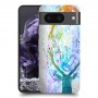 עץ אקוורל כיסוי מגן סליקון מעוצב ל Google Pixel 8 סקרין מובייל