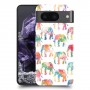 אלפנטים צבעוניים כיסוי מגן סליקון מעוצב ל Google Pixel 8 סקרין מובייל